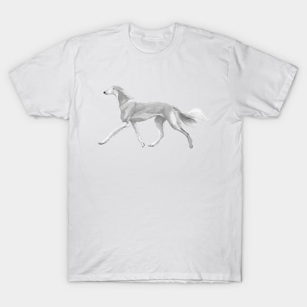 Saluki - running T-Shirt by doggyshop